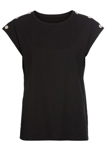 LAURA SCOTT T-Shirt mit Zierknöpfen - NEUE KOLLEKTION mehr Saisonale Angebote
