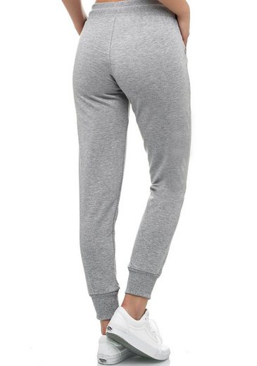 JEEL Sweathose Jogginghose Damen (1-tlg) Baumwolle, Lycra, Slim Fit mehr Super Sparpreis