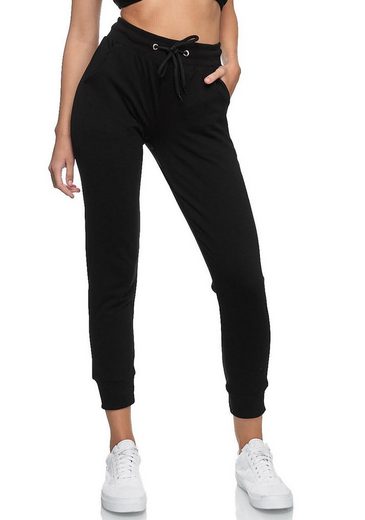 JEEL Sweathose Jogginghose Damen (1-tlg) Baumwolle, Lycra, Slim Fit mehr Super Sparpreis