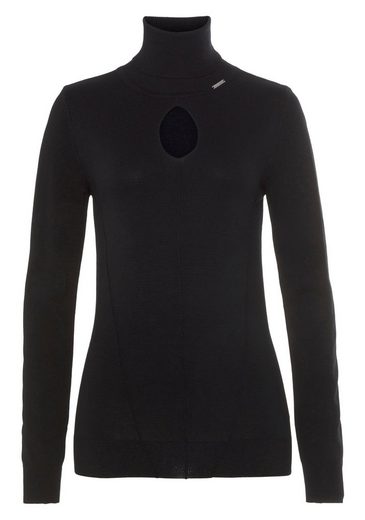 BRUNO BANANI Rollkragenpullover mit Hingucker mehr Vierteljährliche Förderung