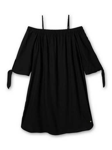 SHEEGO Strandkleid Große Größen im Carmen-Look mit schmalen Trägern mehr Auslauf