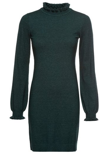 LAURA SCOTT Strickkleid mit femininem Rüschenkragen - NEUE KOLLEKTION mehr Angebote