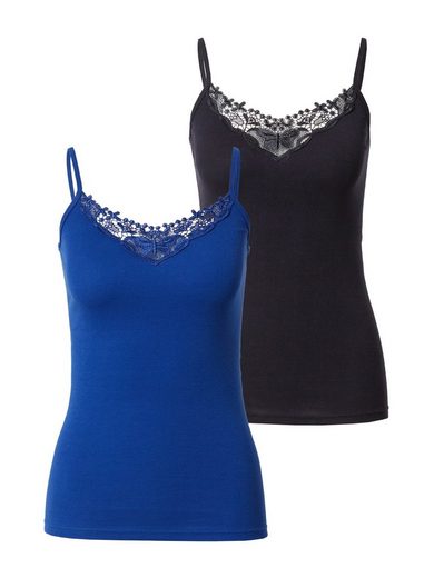 ONLY Spitzentop ONLKIRA LACE SINGLET 2PACK NOOS 2er-Pack mehr im Angebot