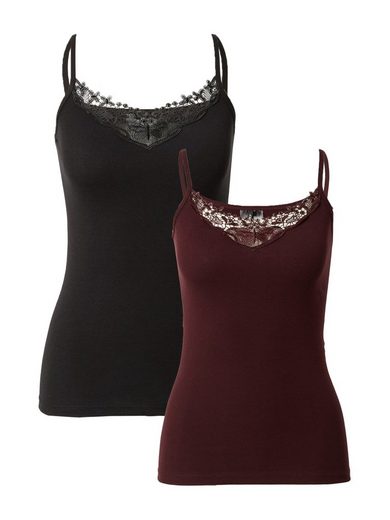 ONLY Spitzentop ONLKIRA LACE SINGLET 2PACK NOOS 2er-Pack mehr Schlussverkauf