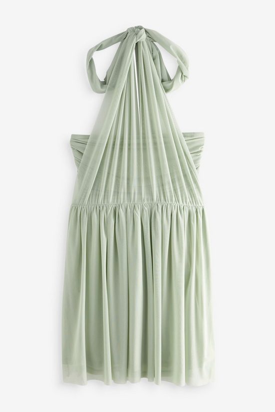 NEXT Partykleid Multiway-Brautjungfern-Minikleid aus Mesh 1-tlg mehr Fabrikpreis