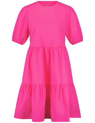 GERRY WEBER Midikleid Baumwollkleid mit gestuftem Rockteil mehr Saisonale Angebote