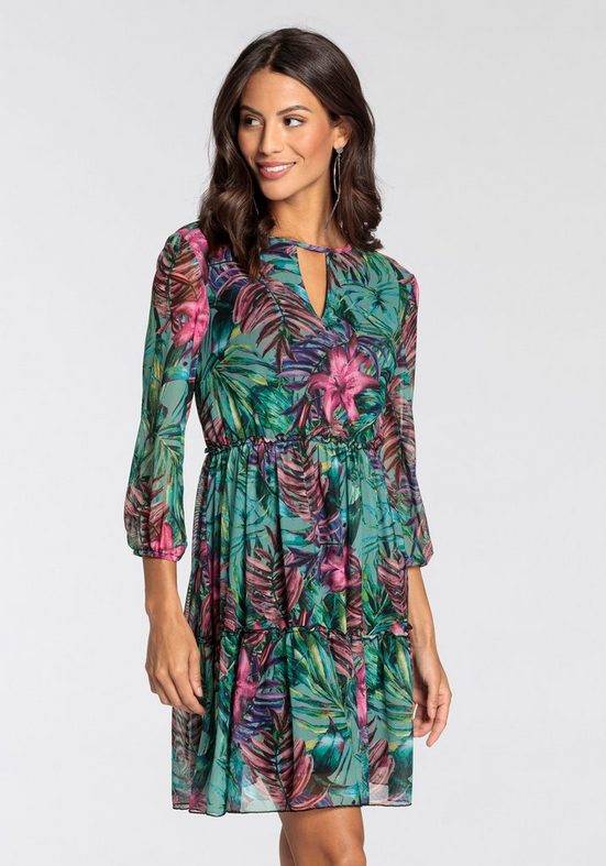 MELROSE Meshkleid im modernem Allover-Print - NEUE KOLLEKTION mehr Nur für heute