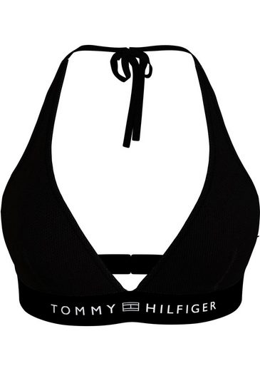 TOMMY HILFIGER SWIMWEAR Triangel-Bikini-Top TRIANGLE FIXED RP mit Logoschriftzug mehr Sonderangebot