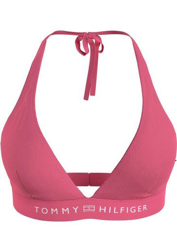 TOMMY HILFIGER SWIMWEAR Triangel-Bikini-Top TRIANGLE FIXED RP mit Logoschriftzug mehr Sonderangebot