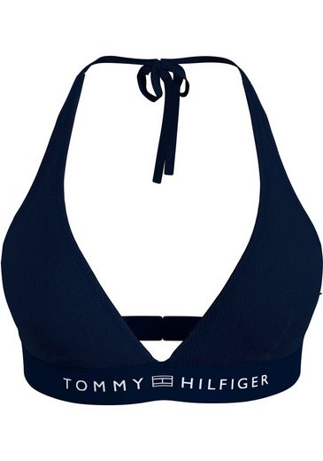 TOMMY HILFIGER SWIMWEAR Triangel-Bikini-Top TRIANGLE FIXED RP mit Logoschriftzug mehr Rabatt