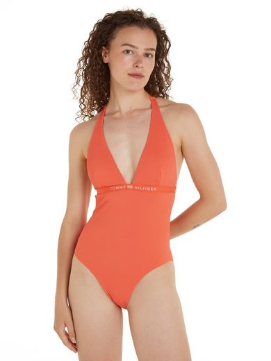 TOMMY HILFIGER SWIMWEAR Badeanzug HALTER ONE PIECE RP (EXT SIZES) in großen Größen mehr Großer Ausverkauf