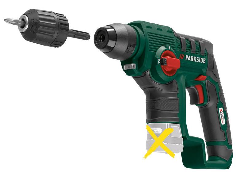 PARKSIDE® 12 V Akku-Bohrhammer »PBHA 12 A1«, SDS-Bohrfutter (ohne Akku und Ladegerät)