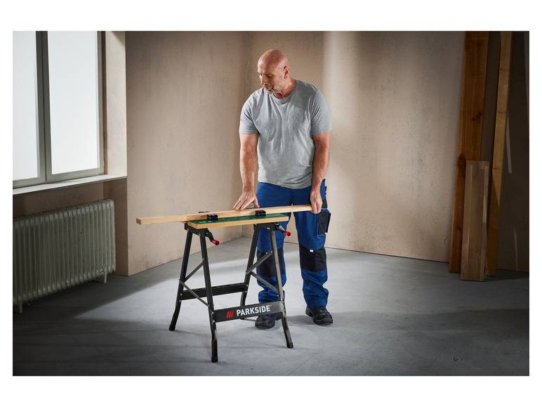 PARKSIDE® Werk- und Spanntisch, 150 kg, zusammenklappbar Neuheiten