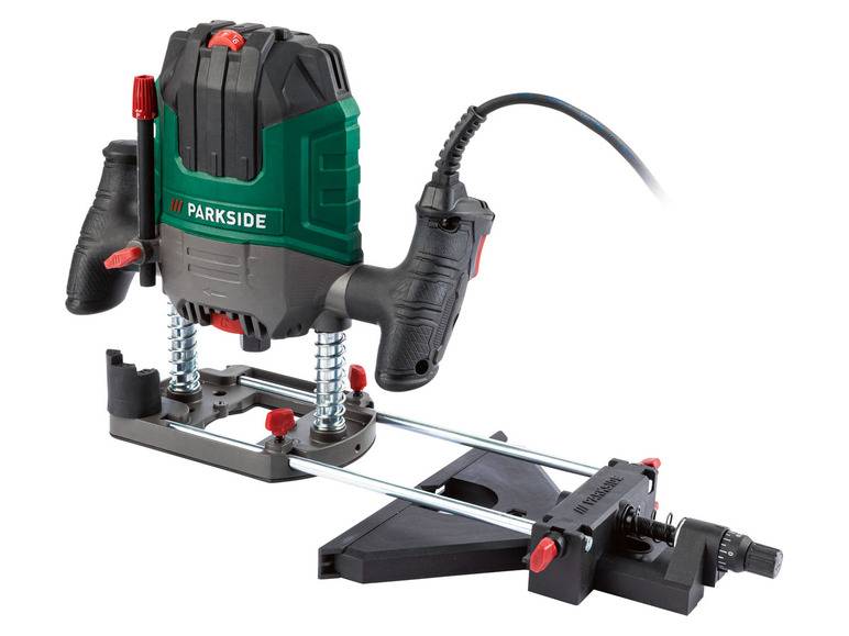 PARKSIDE® Oberfräse-Set »POF 1200 D3«, mit 6 Fräsbits Super Sparpreis