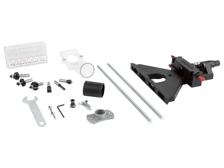 PARKSIDE® Oberfräse-Set »POF 1200 D3«, mit 6 Fräsbits Super Sparpreis