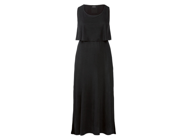 esmara® Damen Maxikleid mit langen Seitenschlitzen Super Rabatt