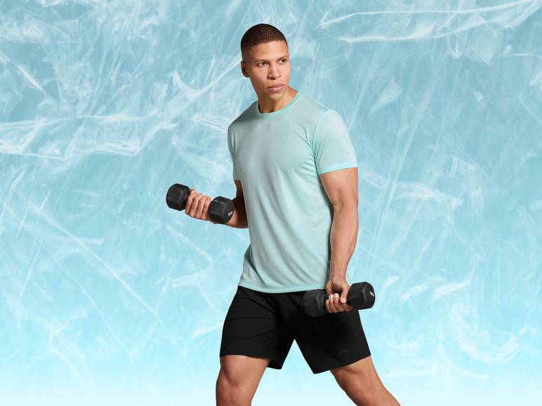 CRIVIT Herren Funktionsshirt, kurzarm, schnelltrocknend Begrenztes Angebot