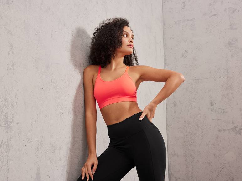 CRIVIT Damen Sport Bustier, Medium Level, seamless Exklusivangebot