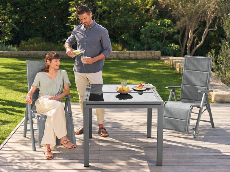 LIVARNO home Alu-Gartentisch »Toronto«, ausziehbar, anthrazit Wochenangebot