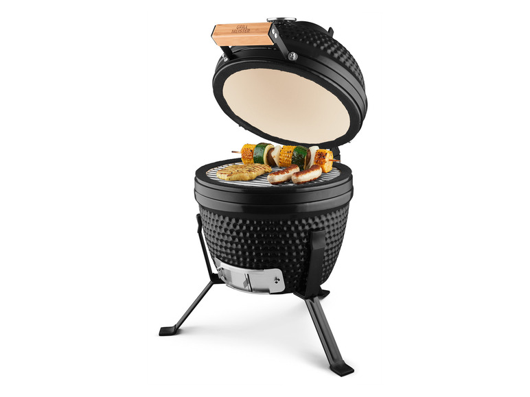 GRILLMEISTER Holzkohle Keramikgrill, Ø 26,5 cm Bis zu 55% Rabatt