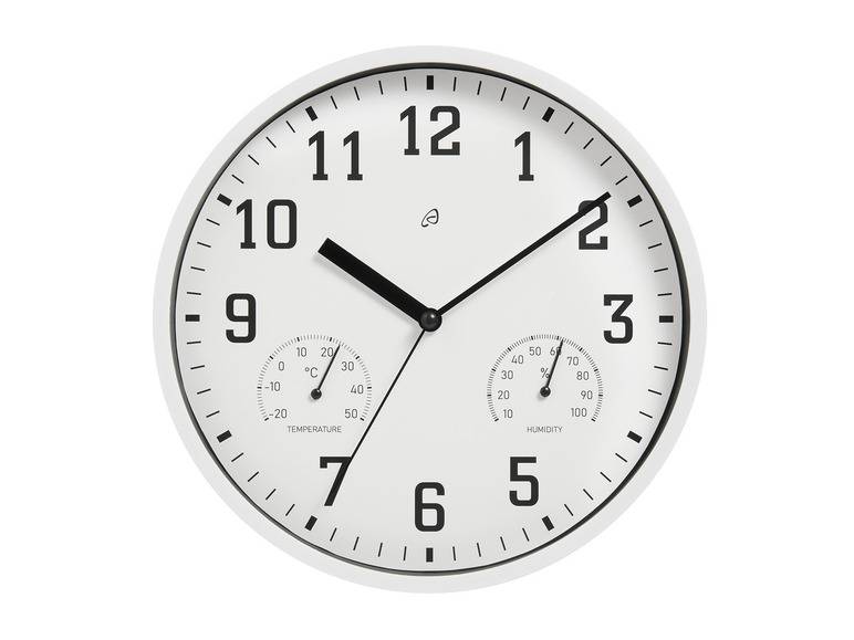 AURIOL® Wanduhr mit Thermo- und Hygrometer Riesige Rabatte