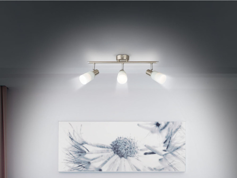 LIVARNO home LED-Wand-/Deckenleuchte / LED-Deckenleuchte, 3-flammig Begrenzt auf 3 Tage