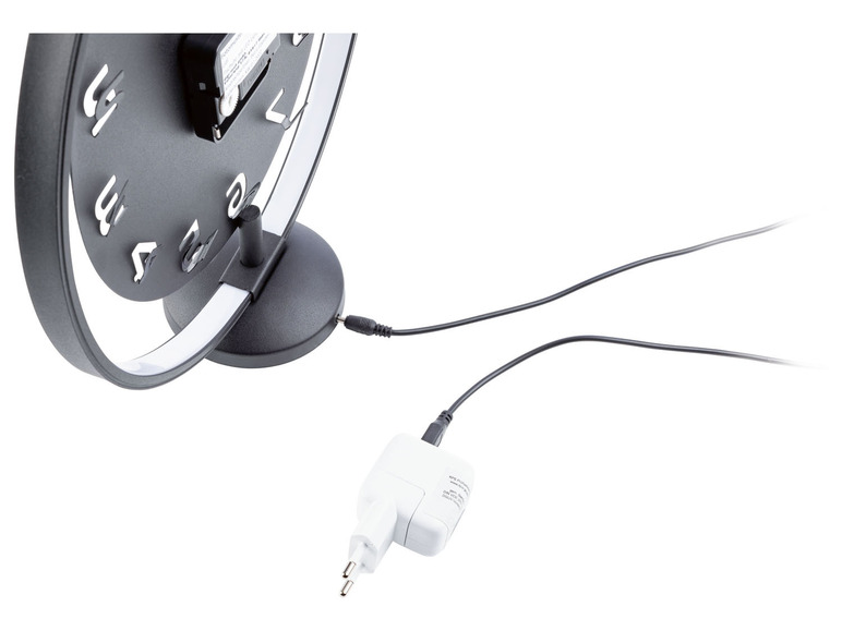 AURIOL® Tischuhr, mit LED-Leuchtring Günstiger Verkauf