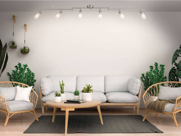 LIVARNO home LED-Deckenleuchte, schwenkbare Arme, 6 LEDs Blitzverkäufe