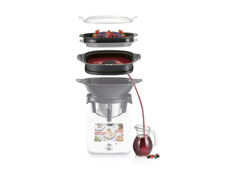 SILVERCREST® KITCHEN TOOLS Monsieur Cuisine Dampfentsafter-Aufsatz »SDMC 4 A1« Limitierter Zeitrabatt
