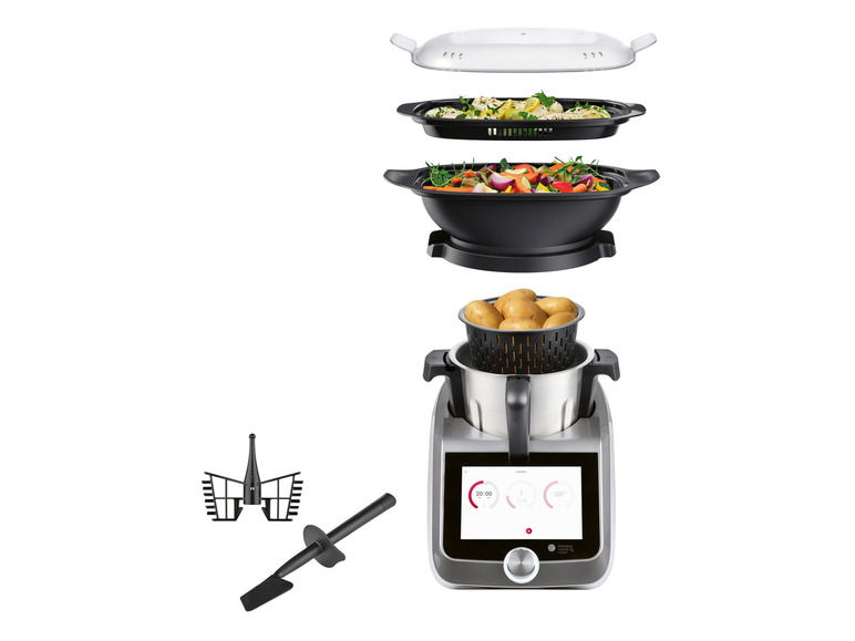 SILVERCREST® KITCHEN TOOLS Monsieur Cuisine Smart SKMS 1200 B1 Titanium Sonderangebot