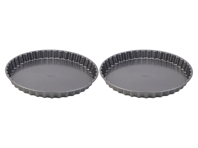LIVARNO home Quiche- und Obstkuchenformen \ Pizza-Backbleche, 2 Stück Cyber Monday