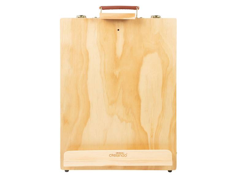 crelando® Koffer-Tischstaffelei, 52-teilig Tägliche Deals