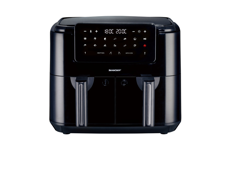 SILVERCREST® KITCHEN TOOLS Doppelzonen Heißtluftfritteuse »A1 SHLFDD 2400«, 2200–2600 W Riesige Ersparnisse