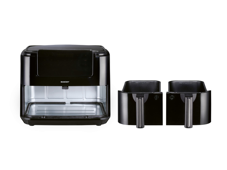 SILVERCREST® KITCHEN TOOLS Doppelzonen Heißtluftfritteuse »A1 SHLFDD 2400«, 2200–2600 W Riesige Ersparnisse