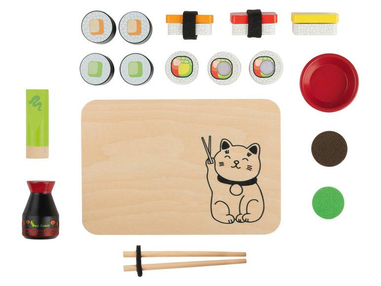 Playtive Lebensmittel-Set, aus Echtholz und hochwertigem Kunststoff Super Rabatt