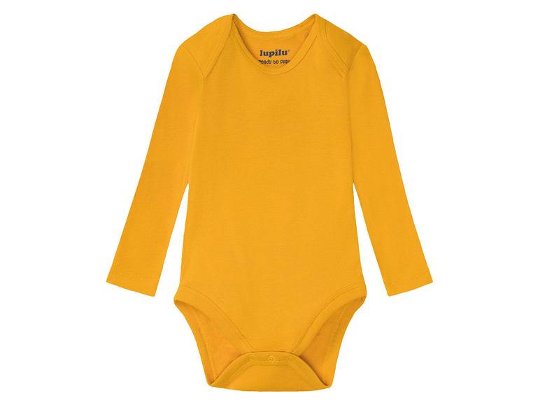 lupilu® Baby Bodies, langarm, 5 Stück, aus reiner Bio-Baumwolle Black Friday Preise