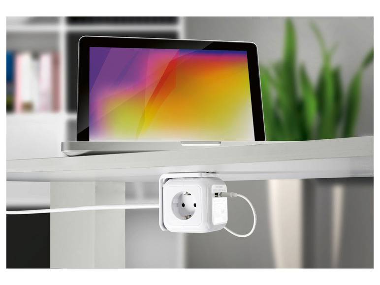 SILVERCREST® Steckdosenwürfel mit USB-Ports Schlussverkauf