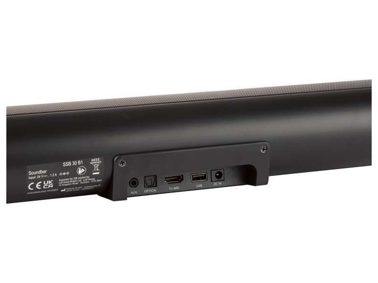 SILVERCREST® Soundbar Stereo 2.0 »SSB 30 B1«, 2x 15 W RMS Fabrik Onlineshop