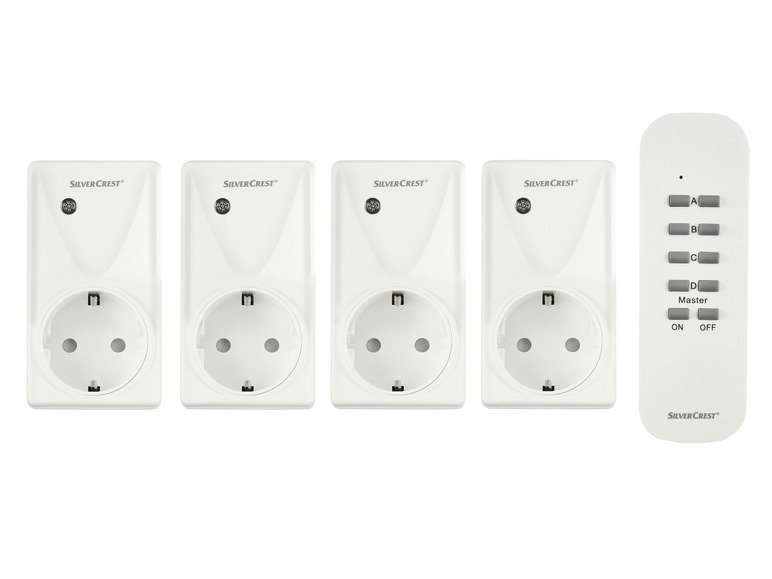 SILVERCREST® Funksteckdosen-Set, mit Fernbedienung, 5-/ 3-teilig Saisonschlussverkauf