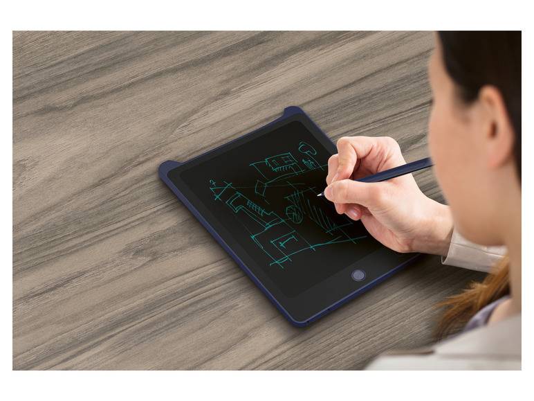 SILVERCREST® LCD-Schreibtafel, 8,5", mit Bildschirmsperre Vatertagsangebot