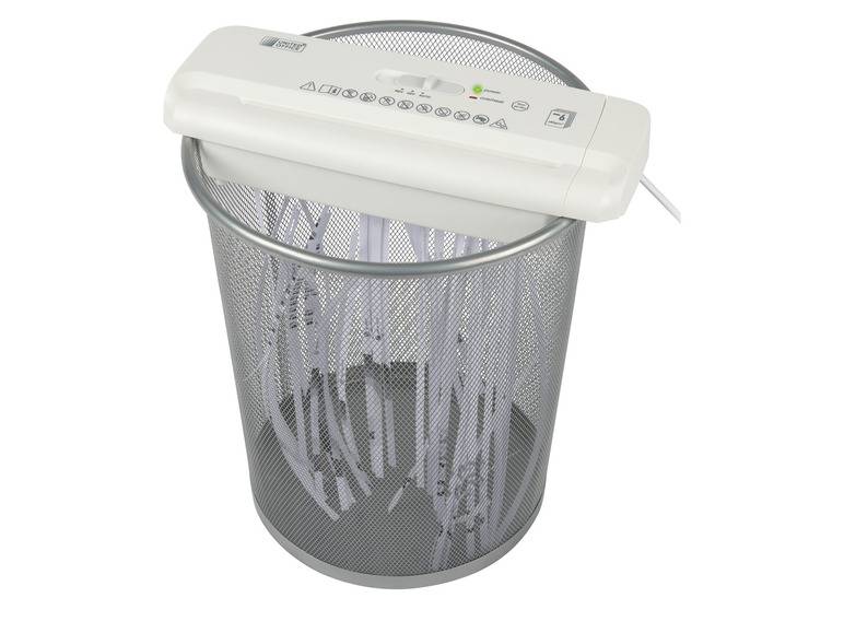 UNITED OFFICE® Aktenvernichter-Papierkorbaufsatz, 6 Blatt A4, mit ausziehbarem Teleskoparm Neuheiten