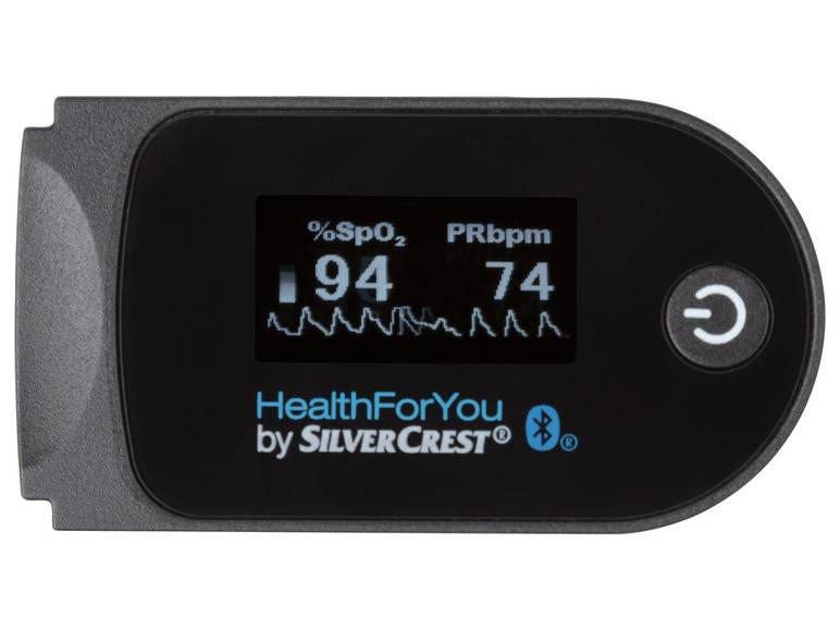 SILVERCREST® PERSONAL CARE Pulsoximeter »SPO 55«, mit HealthForYou- App Zeitbegrenzte Promotion