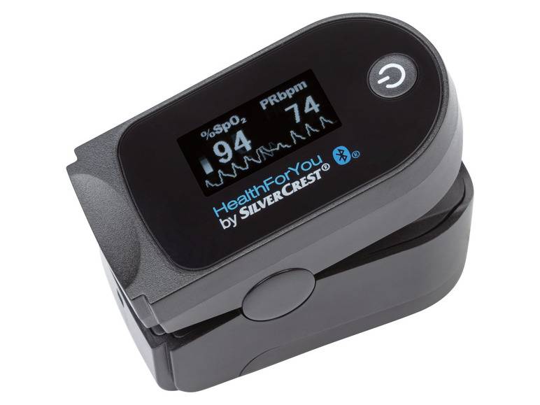 SILVERCREST® PERSONAL CARE Pulsoximeter »SPO 55«, mit HealthForYou- App Zeitbegrenzte Promotion