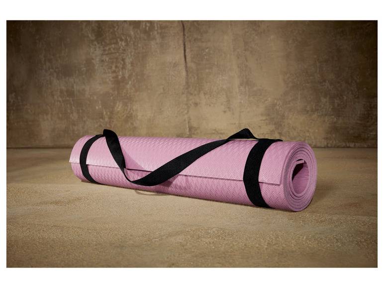 CRIVIT Yogamatte 180 x 60 cm, mit Tragegurt Bis zu 60% Rabatt