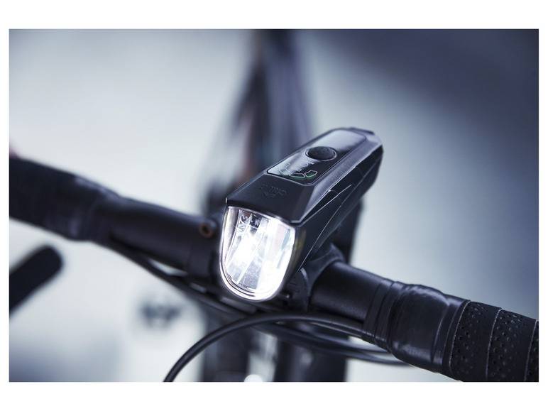 CRIVIT LED-Fahrradleuchten-Set, selbstabblendend Super Rabatt