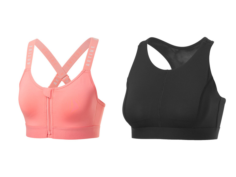CRIVIT Damen Sportbustier, High-Level, mit Mesh-Einsätzen zollfrei