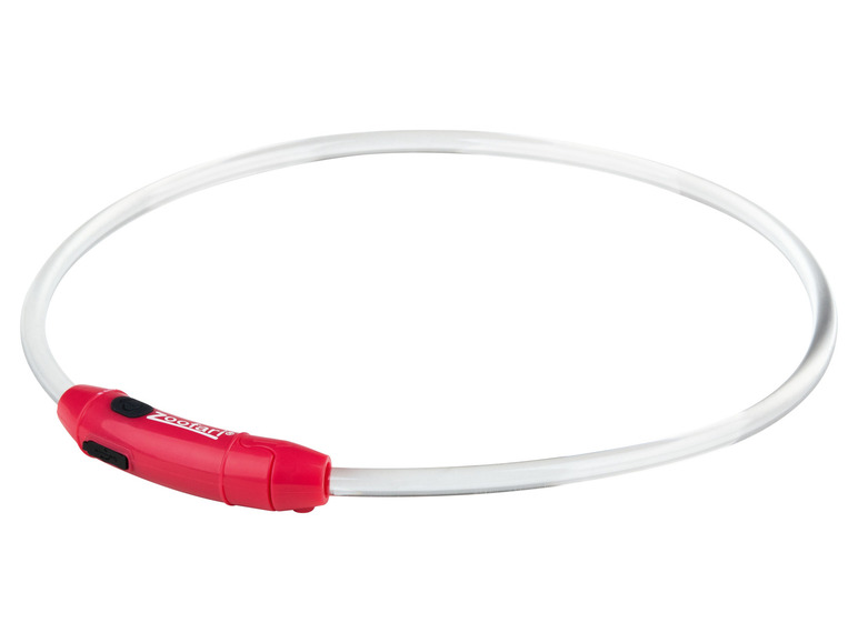 zoofari® LED-Leuchtschlauch Hundehalsband, mit 3 Leuchtfunktionen Zeitlich begrenztes Angebot