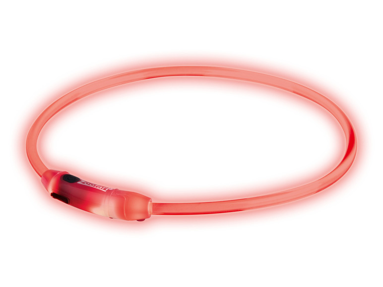 zoofari® LED-Leuchtschlauch Hundehalsband, mit 3 Leuchtfunktionen Zeitlich begrenztes Angebot