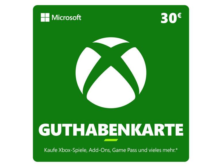 Xbox Code über 30 € Online