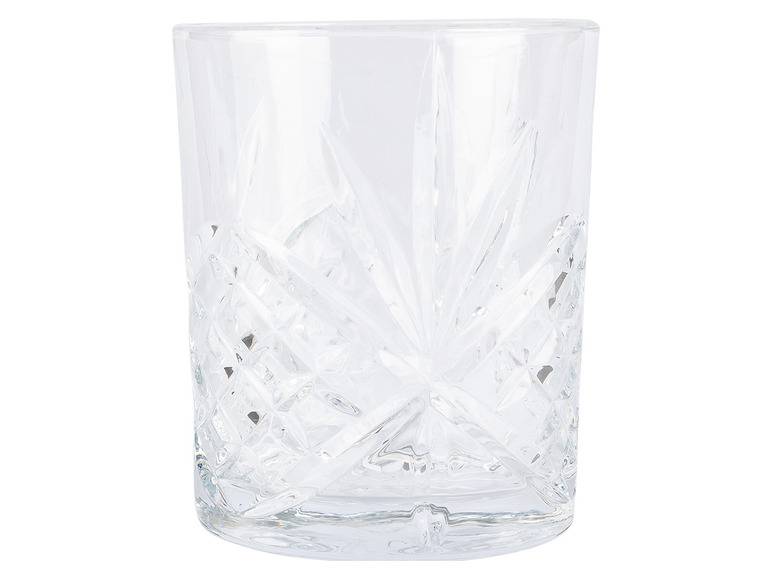 ERNESTO® Kristall-Whiskey- /Longdrinkgläser, 4er-Set Lagerräumung